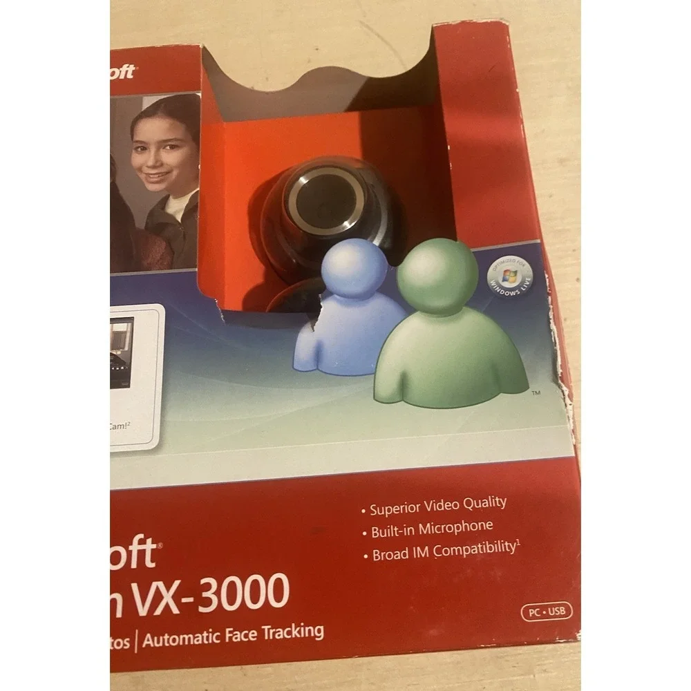 Microsoft Lifecam VX-3000 USB 2.0 Webcam New in Box